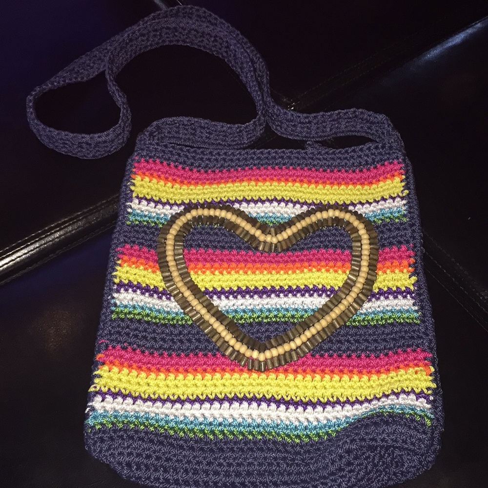 Cute Cross body Crochet Bag